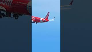 Airbus A321 Thai Air asia Take off From Phuket runway27 #aviation #airplane #airbus #a321 #phuket