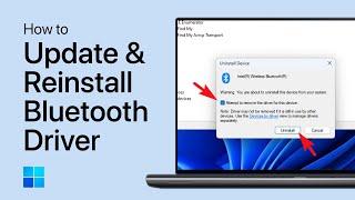 How To Update & Reinstall Bluetooth Drivers on Windows 11