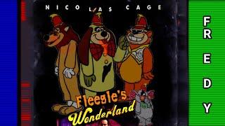 Willys Wonderland cover with banana splits movie but its animated