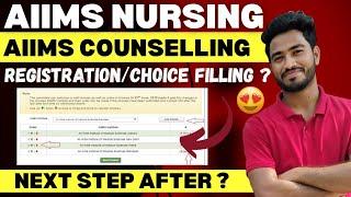 AIIMS NURSING Counselling  Registration /Choice filling #Aiims #atticacademy #aiimscutoff