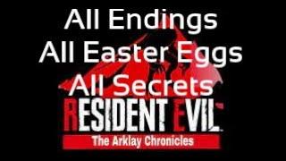 [LIVE] RESIDENT EVIL | THE ARKLAY CHRONICLES - All endings - All easter eggs - All secrets