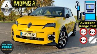 2024 Renault 5 E-Tech 150 PS Electric TEST DRIVE | Range & Autobahn Electric Consumption Review