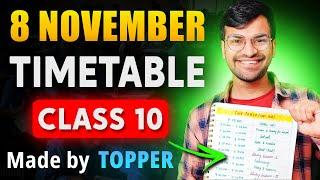 8 NOVEMBER से ऐसे पढ़ो to Score 95% in Class 10 Boards 2025 || Last 3 Months Strategy