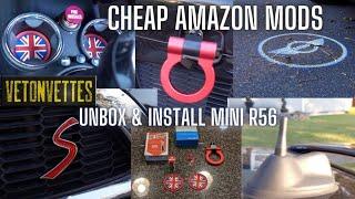 INEXPENSIVE AMAZON ACCESSORIES/MODS FOR THE R56 MINI COOPER. UNBOX AND INSTALL. WASTE OF MONEY?