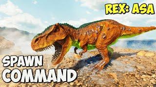 Rex ARK Survival Ascended Spawn COMMAND | How To Summon REX Ark ASA Code