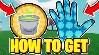 *REAL* How To Get THE WATER GLOVE + HOW DID WE GET HERE BADGE In Roblox Slap Battles!