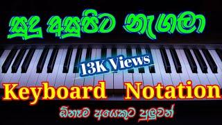 Papare | Sudhu asu pita negala keyboard Playing with Notes | Easy keyboard tutorial |