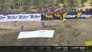 Jeremy Van Horebeek & Romain Febvre pass Jose Butron MXGP of Spain MXGP Race 1 - motocross