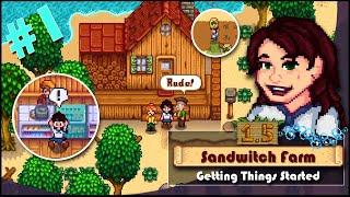 NEW Stardew Valley 1.5 Playthrough | SandWitch Farm | Getting Things Started on the Beach Farm | #1