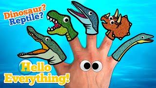 Dinosaur Finger Family | Dinosaur or Marine Reptile | Kids Songs and Nursery Rhymes