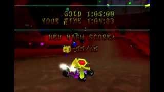 Crash Team Racing - Adventure Mode - Sewer Speedway (Gold Relic)