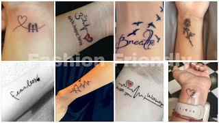 80+ wrist tattoos | Wrist tattoo for girls | Tattoo designs for girls - Fashion Friendly