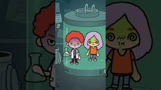 The school girl became a zombie  | Toca boca zombie apocalypse #shorts