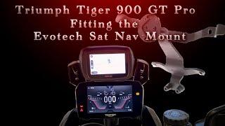 Triumph Tiger 900 GT Pro - Fitting the Evotech TomTom Sat Nav Mount