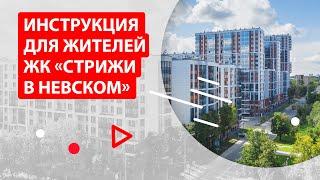 Инструкция для жителей ЖК «Стрижи в Невском»