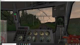 Rtrainsim locomotive ВЛ60пк cab ride