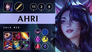 Ahri Mid vs Aurora: Quadra Kill, Legendary - EUW Master Patch 14.18