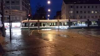 The longest tram in the world . Самый длинный трамвай в мире. Die längste Straßenbahn der Welt