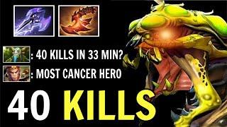 WTF 40 KILLS IN 33 MINS Most Cancer Hero Mage Slayer Venomancer Mid Destroy Meta Heroes IMBA Dota 2