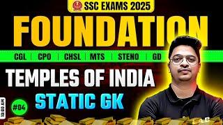 Temples of India | SSC Foundation Batch 2025 | Static GK Class by Aman Sir | SSC CGL, CHSL, MTS, GD