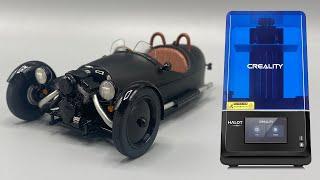 Fully 3D Printing & Building a Morgan 3 Wheeler Model kit with a Creality Halot-One Plus