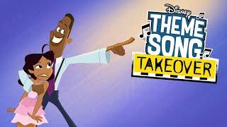 The Proud Family: Oscar Proud Theme Song Takeover!  |  @disneychannelanimation