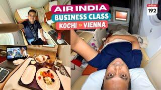 EP 192 Kochi to Vienna Air India Business Class | എയർ ഇന്ത്യയിൽ യൂറോപ്പിലേക്ക്