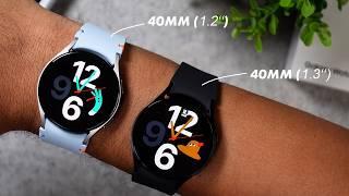 Galaxy Watch FE vs. Galaxy Watch 6 Größenvergleich 40mm (1,2 vs. 1,3 Zoll)