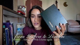 Vintage shopping, London and Polo Vlog