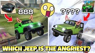 Which jeep is the angriest?||Extreme car driving simulator or Extreme SUV driving simulator||