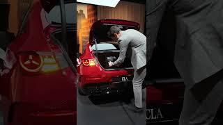 Trunk / boot of the all-new Mercedes CLA!