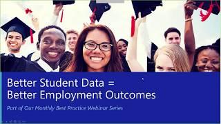 Better Student Data = Better Employment Outcomes