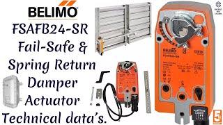 #Belimo FSAFB24-SR Fail Safe and Spring Return Damper Actuator / Fire/Smoke damper Actuator / #hvac