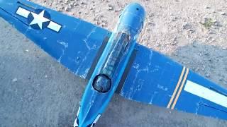 Облет BF - 109  и TBM 3. Самолеты из пенопласта.RC.