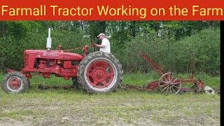 Farmall Tractor Working on the Farm