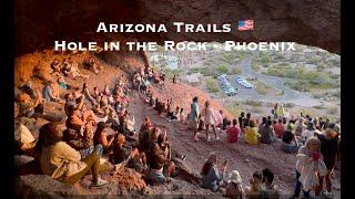 USA Hiking Trails - Papago Park - Hole in the Rock, Phoenix, Arizona - Easy