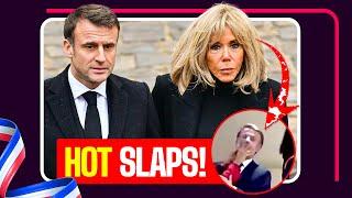 France President Emmanuel Macron Gets a “Presidential Slap” from His Wife During Official Trip