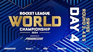 Rocket League World Championship 2024 | Day 4 | Swiss Round 3, 4 & 5