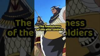 the foolishness of the elite soldiers #onepiece #shorts