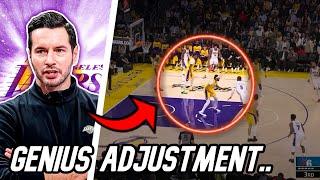 THIS Adjustment is HUGE for the Lakers Going Forward! | JJ Redick just BALANCED the Lakers Rotation!