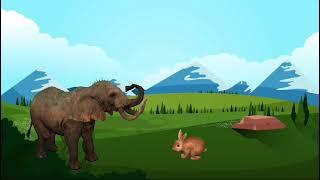 Elephant and rabbit story in English | Short moral story | Moral story