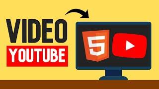  COMO poner un VIDEO de YouTube en HTML 