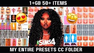 My Entire Sims 4 Preset CC Folder | MyraviahTheSimmer | CC Folder Series