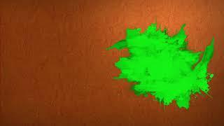 brush painting 01 effect green screen video background