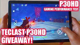 Teclast P30HD Genshin Impact Gaming Performance Test