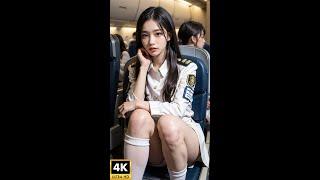 두 번째 승무원 스튜어디스 룩북 asian Stewadess girl