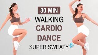 30 MIN SWEATY WALKING - DANCE Workout | Full Body Fat Burn | Walk your Weight Off | No Repeat