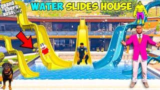 Franklin Opening a Water Park in Franklin's House in GTA 5 ! | GTA 5 AVENGERS