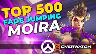 Overwatch 2 BEST MOIRA Gameplay! Huge Rank Jump (Arx Top 500 Gameplay)