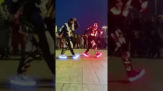 lighting danceand robotlight dance vedio  #shorts